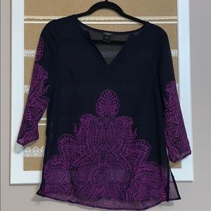 Ann Taylor sheer blouse